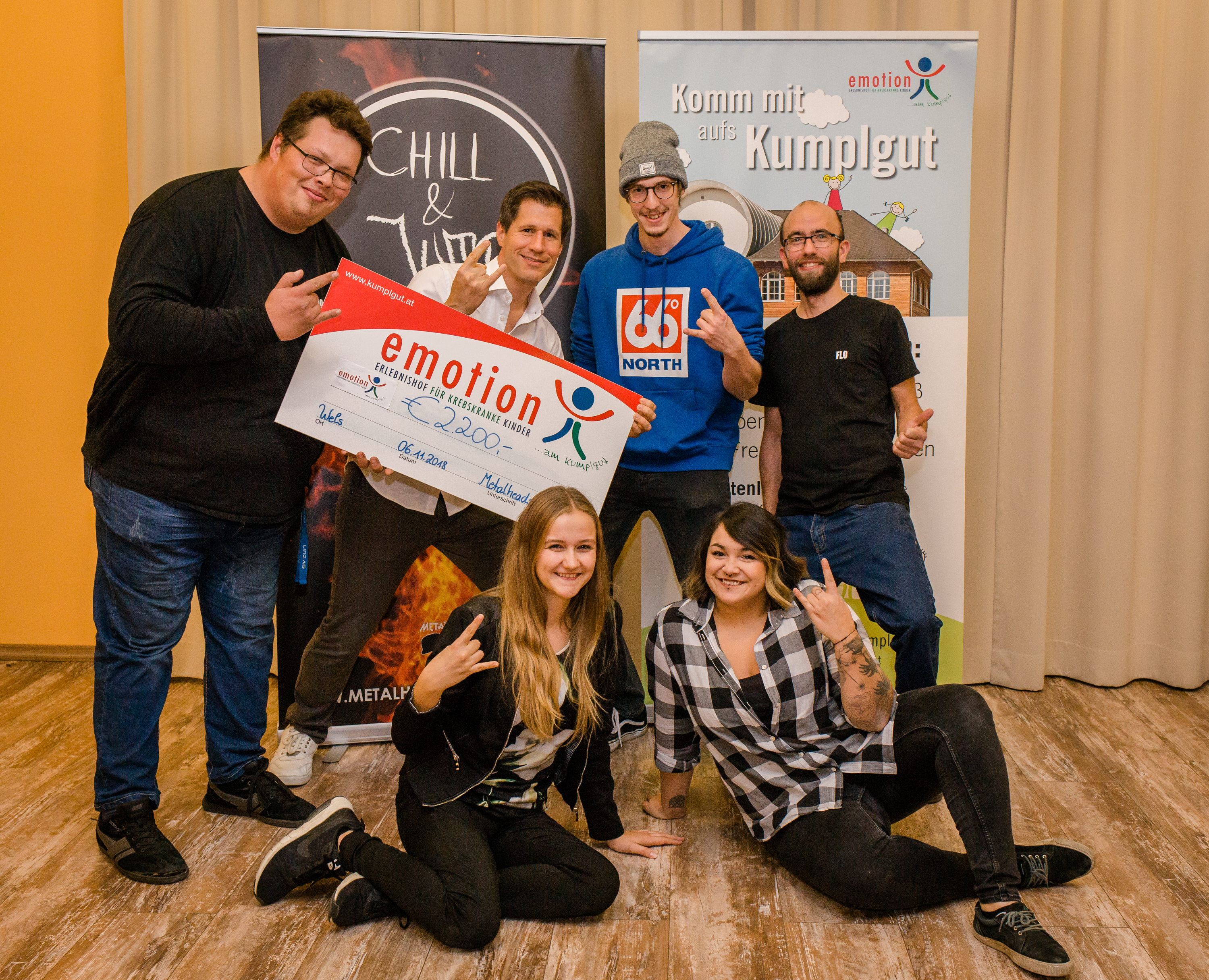 Methalheads Nettingsdorf spenden € 2.2oo,–