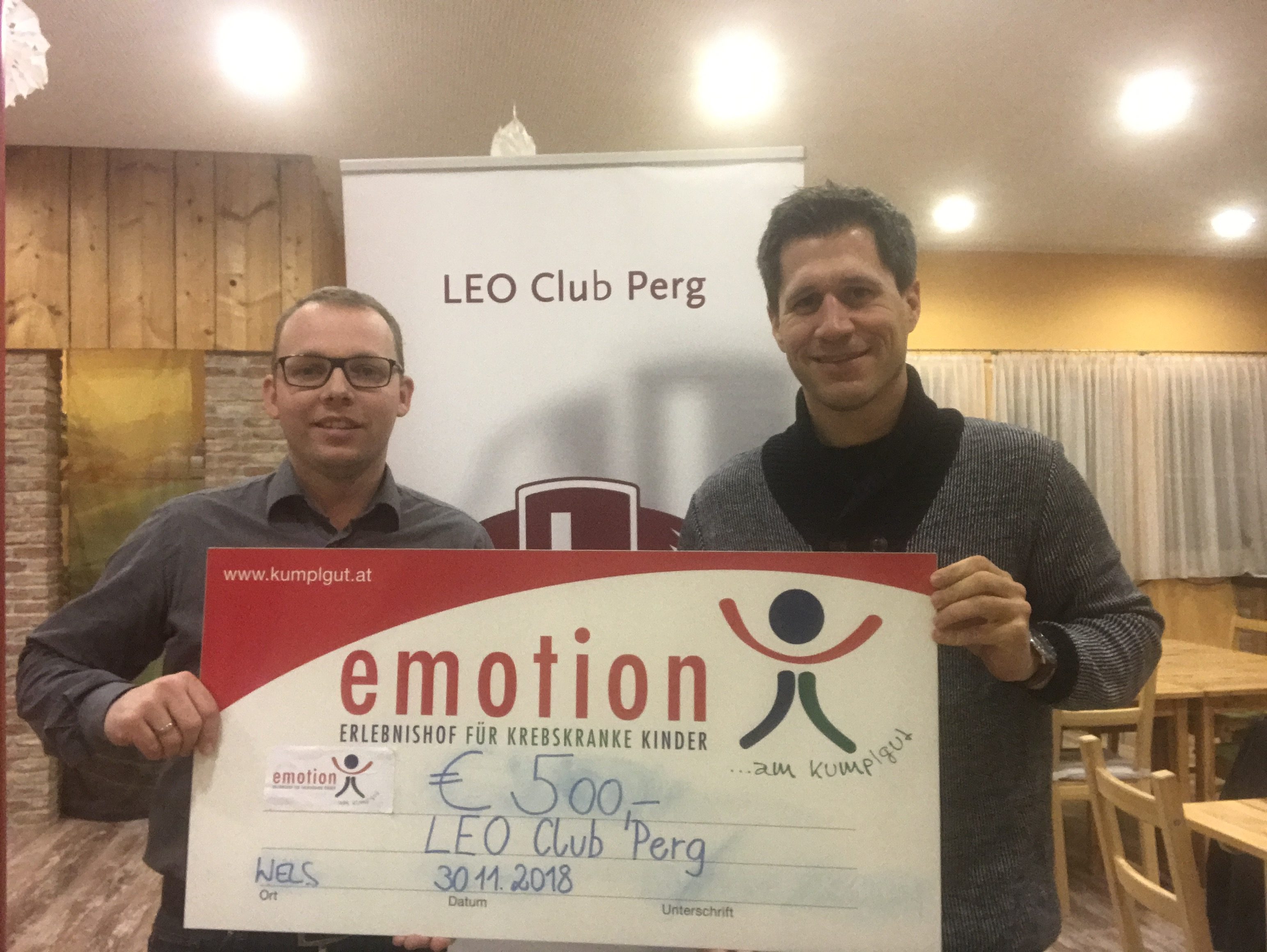 LEO Club Perg als Unterstützer tätig