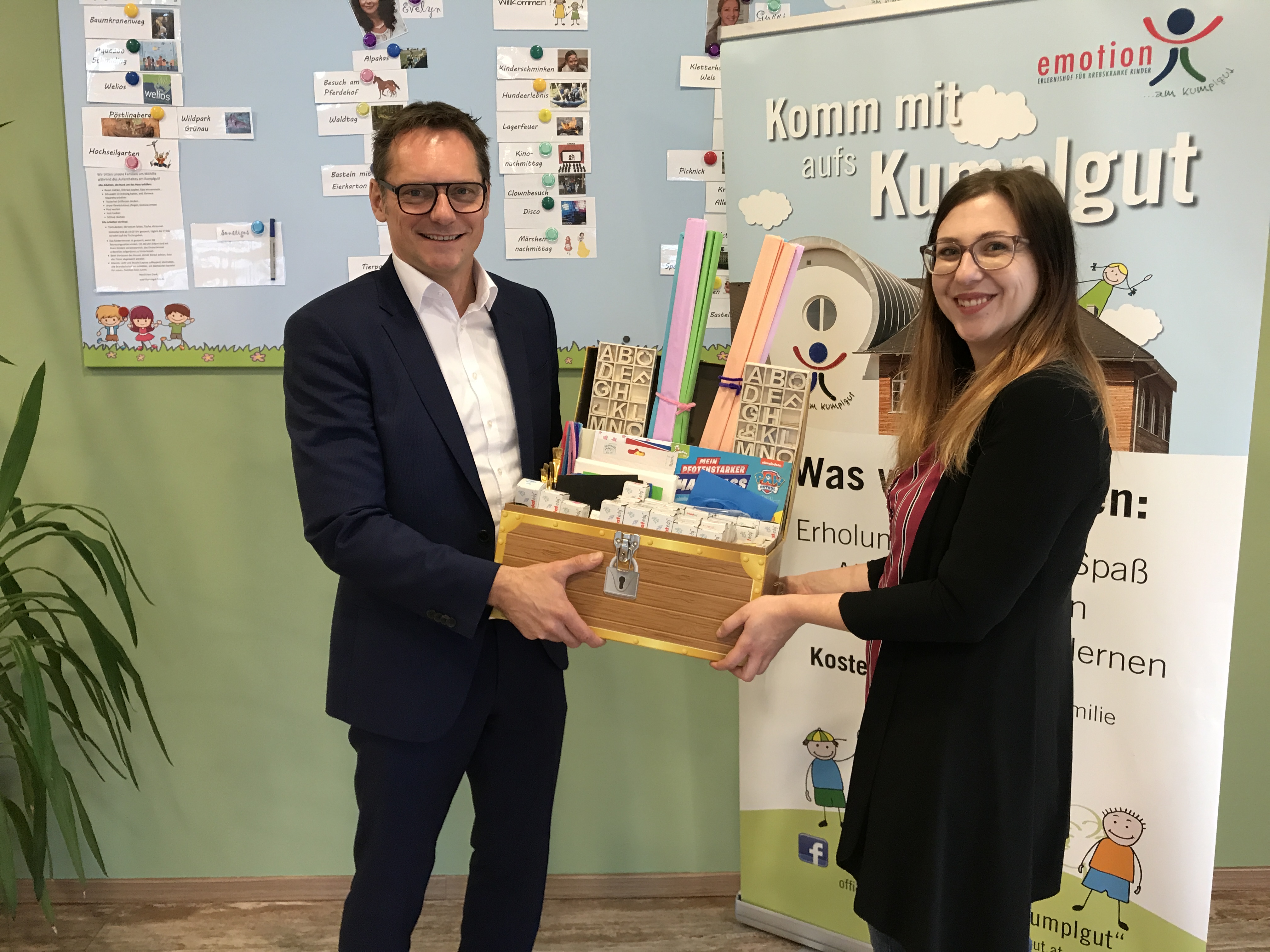 Trodat Vertriebs GmbH überrascht mit einer Schatzkiste