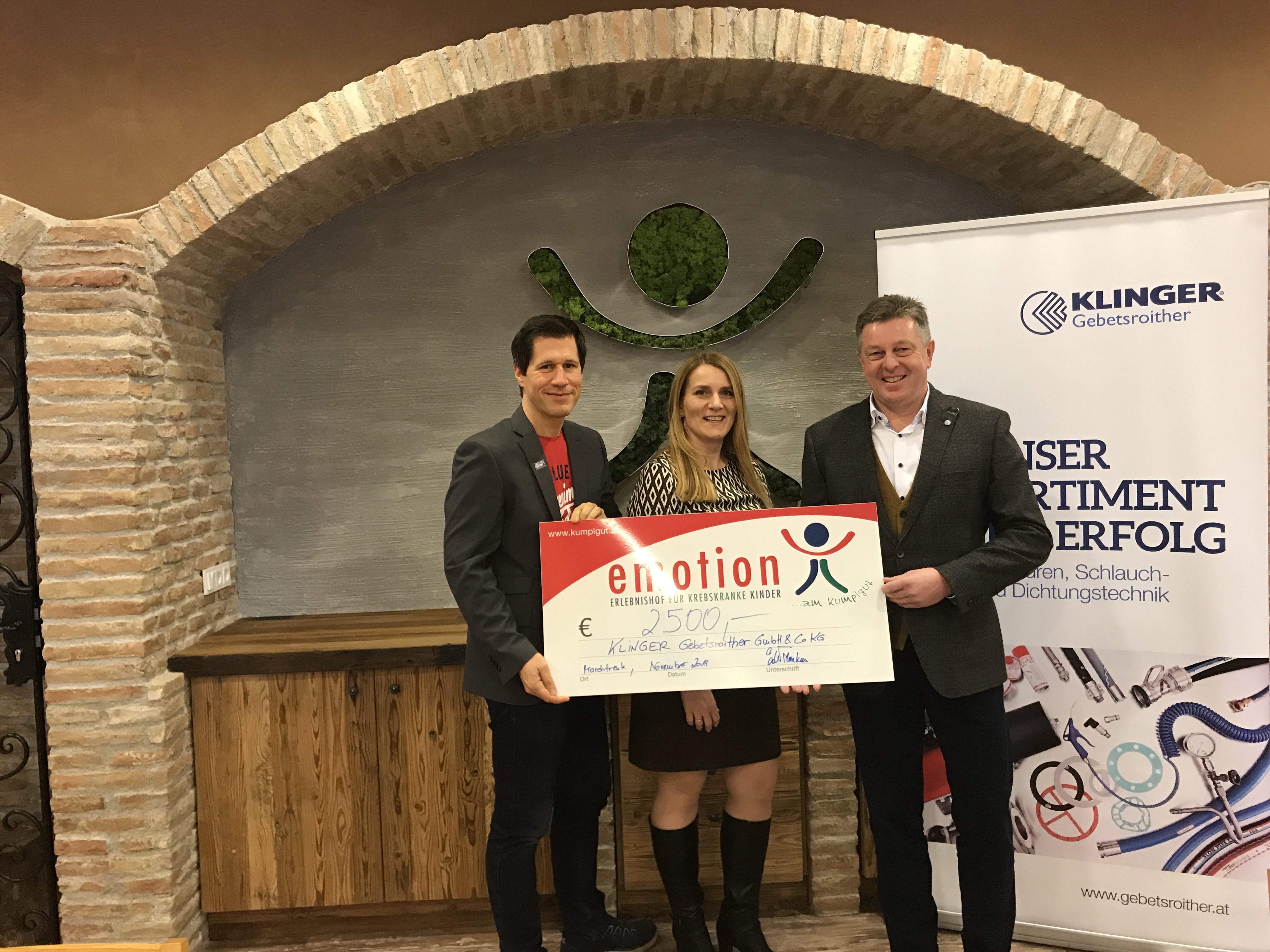 Weihnachtsbesuch von der Firma Klinger Gebetsroither