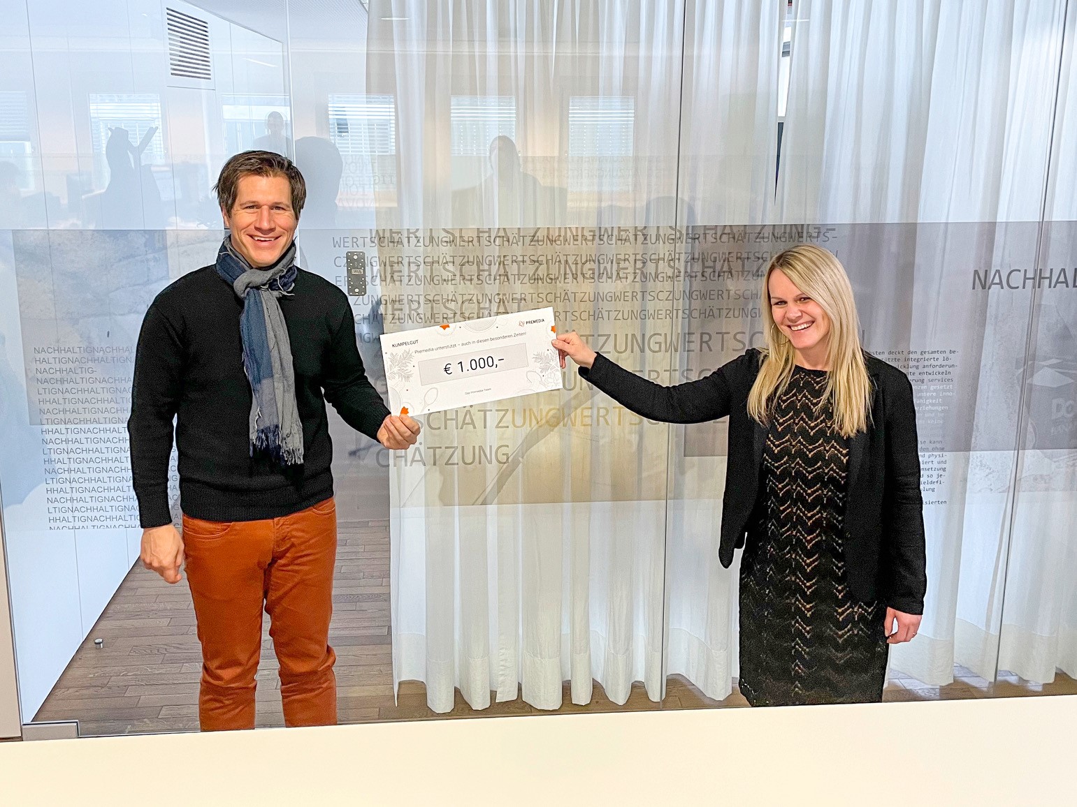 Premedia GmbH aus Wels spendet € 1.000,–