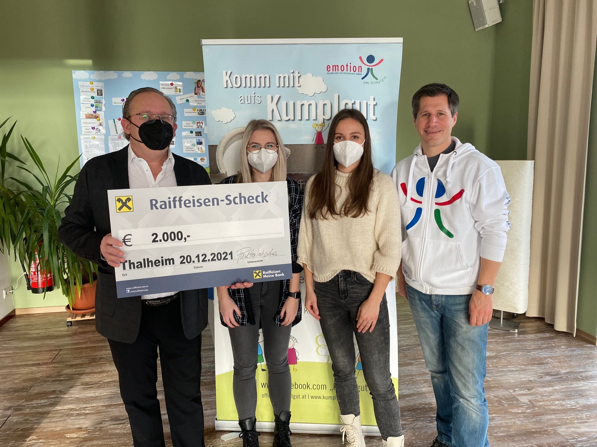 € 2.ooo,– von ESKA Gloves zugunsten schwerkranker Kinder