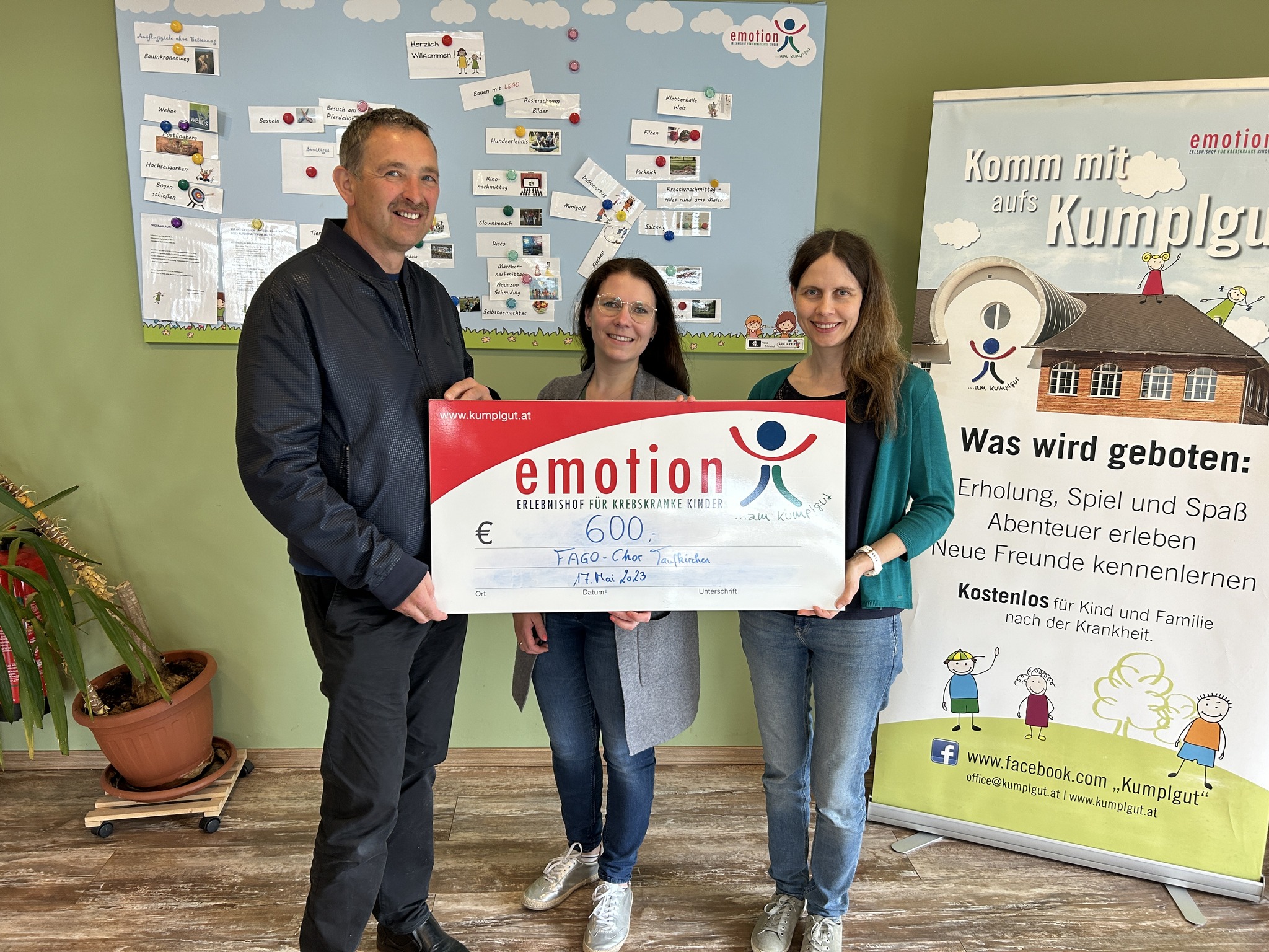 Chor sing zugunsten schwerkranker Kinder